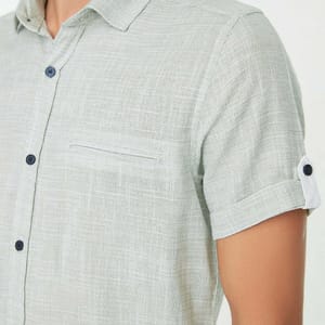 Fillet Pocket Slim Fit Shirt - Short Sleeves Shirts 22