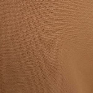 Camel Crew Neck Asymmetrical Poncho Sweater - Sweaters 13