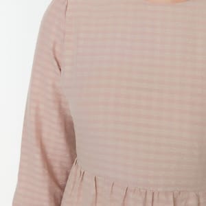 Balloon Sleeve Tiered Dress - Maxi Dresses 23