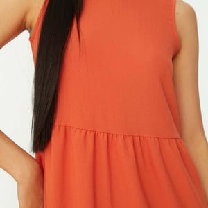 High Neck Tiered Dress - Midi Dresses 71