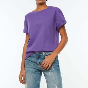 Embroidered Knitted T-Shirt - Casual T-Shirt 37