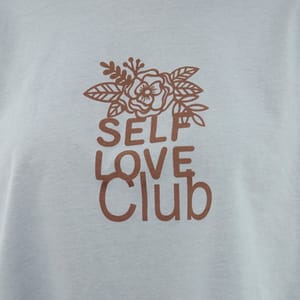 Crew Neck Printed Crop T-Shirt - Casual T-Shirt 23