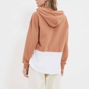 Color Blocked Hooded Sweatshirt - Hoodies 19