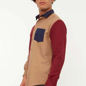 5_org_zoom Color Block Regular Fit Shirt - Long Sleeves Shirts 21