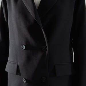 5_org_zoom Regular Lined Double Breasted Closure Woven Blazer Jacket - Blazers & Coats 63