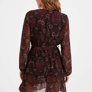 5_org_zoom Printed V-Neck Dress - Mini Dresses 24