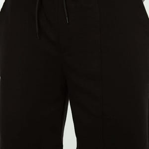 Black Mid Waist Midi Shorts - Casual Shorts 23