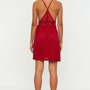 Lace Detail Nightdress - Night Dresses & Gowns 24