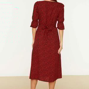 Printed Shirt Dress - Midi Dresses 24