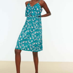 6_org_zoom Floral Print Overlay Dress - Mini Dresses 18