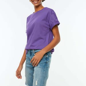 Embroidered Knitted T-Shirt - Casual T-Shirt 38