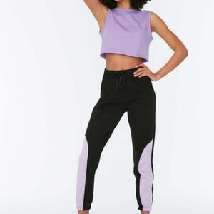 Crop Tank Top & Joggers Set - Co-ord Sets 35