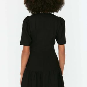 6_org_zoom V-Neck Tiered Women's Dress - Mini Dresses 24