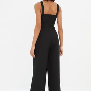 Strappy Cut Out Detail Jumpsuit - Jumpsuits 24