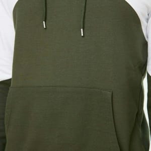 6_org_zoom Men's Hooded Long Sleeve Paneled Sweatshirt with Kangaroo Pockets - Hoodies 32