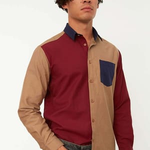 6_org_zoom Color Block Regular Fit Shirt - Long Sleeves Shirts 23