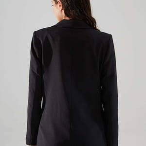 6_org_zoom Regular Lined Double Breasted Closure Woven Blazer Jacket - Blazers & Coats 64