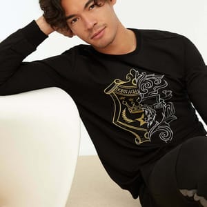 Regular Fit Black Sweatshirt - Sweatshirts 32