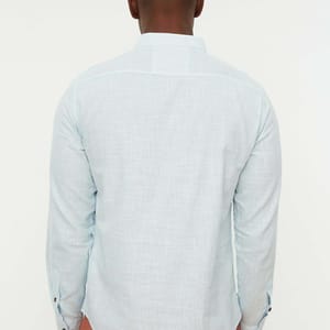 6_org_zoom Half Split Button Regular Fit Shirt - Long Sleeves Shirts 49