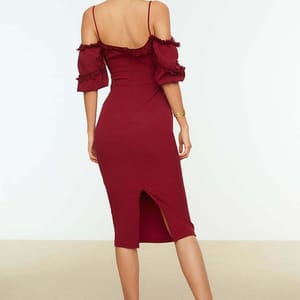 74_org_zoom.jpg Damson Collar Detailed Dress - Party Dresses 27