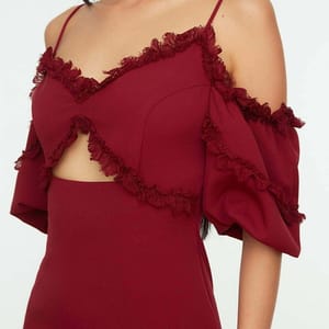 7_org_zoom-19.jpg Damson Collar Detailed Dress - Party Dresses 25