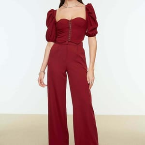 Sweetheart Neck Crop Top - Cropped Tops 28