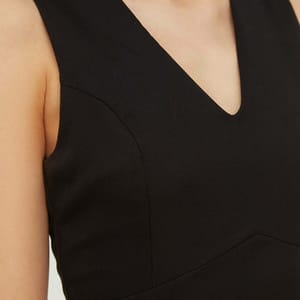 7_org_zoom Basic V-Neck Short Dress - Mini Dresses 33