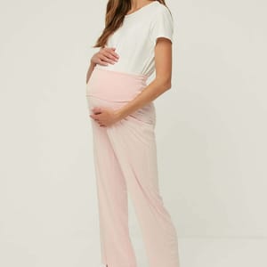 7_org_zoom Wide Leg Knitted Maternity Trouser - Maternity Pants 29