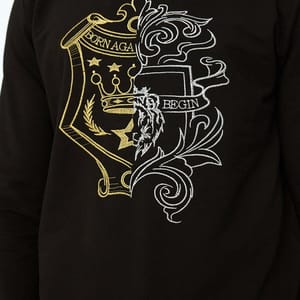 Regular Fit Black Sweatshirt - Sweatshirts 33