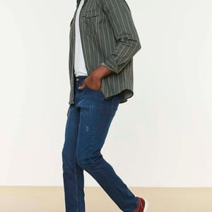 Distressed Skinny Fit Jeans - Skinny Jeans 54