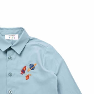 Embroidered Woven Shirt - Casual Shirts 181
