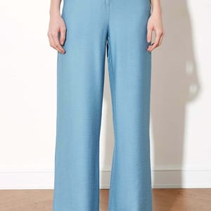 High Waist Wide Leg Pant - Formal Pants 73