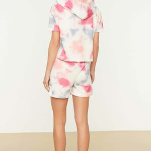 Tie Dye Hoodie & Shorts Set - Co-ord Sets 19