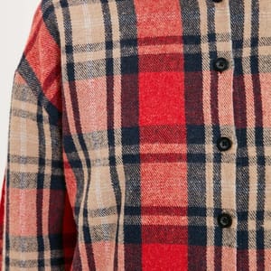 Plaid Check Hooded Shirt - Shirts & Blouses 24