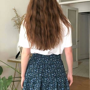 Floral Print Mini Skirt - Mini Skirts 47