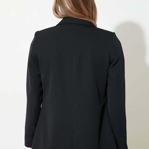 9_org_zoom Regular Lined Double Breasted Closure Woven Blazer Jacket - Blazers & Coats 74