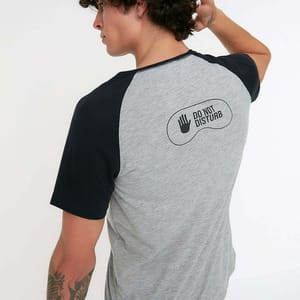 Navy Blue Back Print Raglan Men's Pyjama Set Navy Blue Back Print Raglan Men's Pyjama Set - Co-ord Sets 23