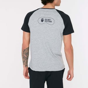 Navy Blue Back Print Raglan Men's Pyjama Set Navy Blue Back Print Raglan Men's Pyjama Set - Co-ord Sets 24