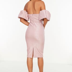 Belt Jacquard Dress Belt Jacquard Dress - Party Dresses 24