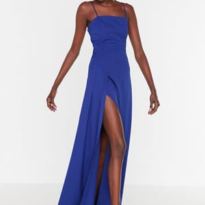 A Line Slit Maxi Dress Trendyol - Women's Maxi Dresses 21