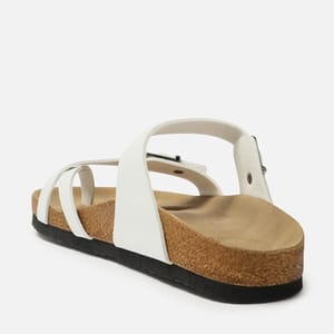 White Casual Flat Flip Flop Women's Footwear Casual Flat Sandals For Women - Casual Sandals 32