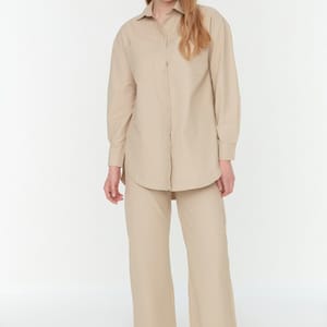 Pocket Detail Shirt & Pants Set