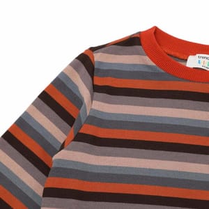 Kids Striped Crew Neck Sweater - Sweaters & Cardigans 76