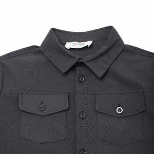 Kids Checked Panel Shirt