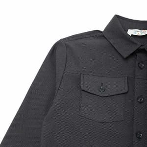 Kids Checked Panel Shirt