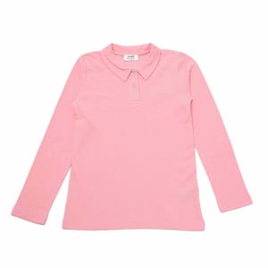 Kids Essential Long Sleeve Girls' Polo - Polo Shirts 86