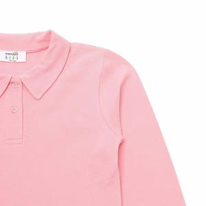 Kids Essential Long Sleeve Girls' Polo - Polo Shirts 87