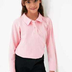 Kids Essential Long Sleeve Girls' Polo