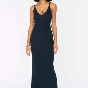 Cami Plunge Maxi Knitwear Dress