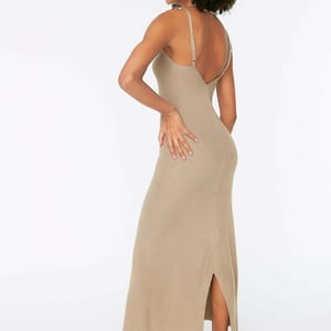 Cami Plunge Maxi Knitwear Dress - Maxi Dresses 37